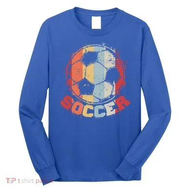 Retro Soccer Ball Long Sleeve Shirt