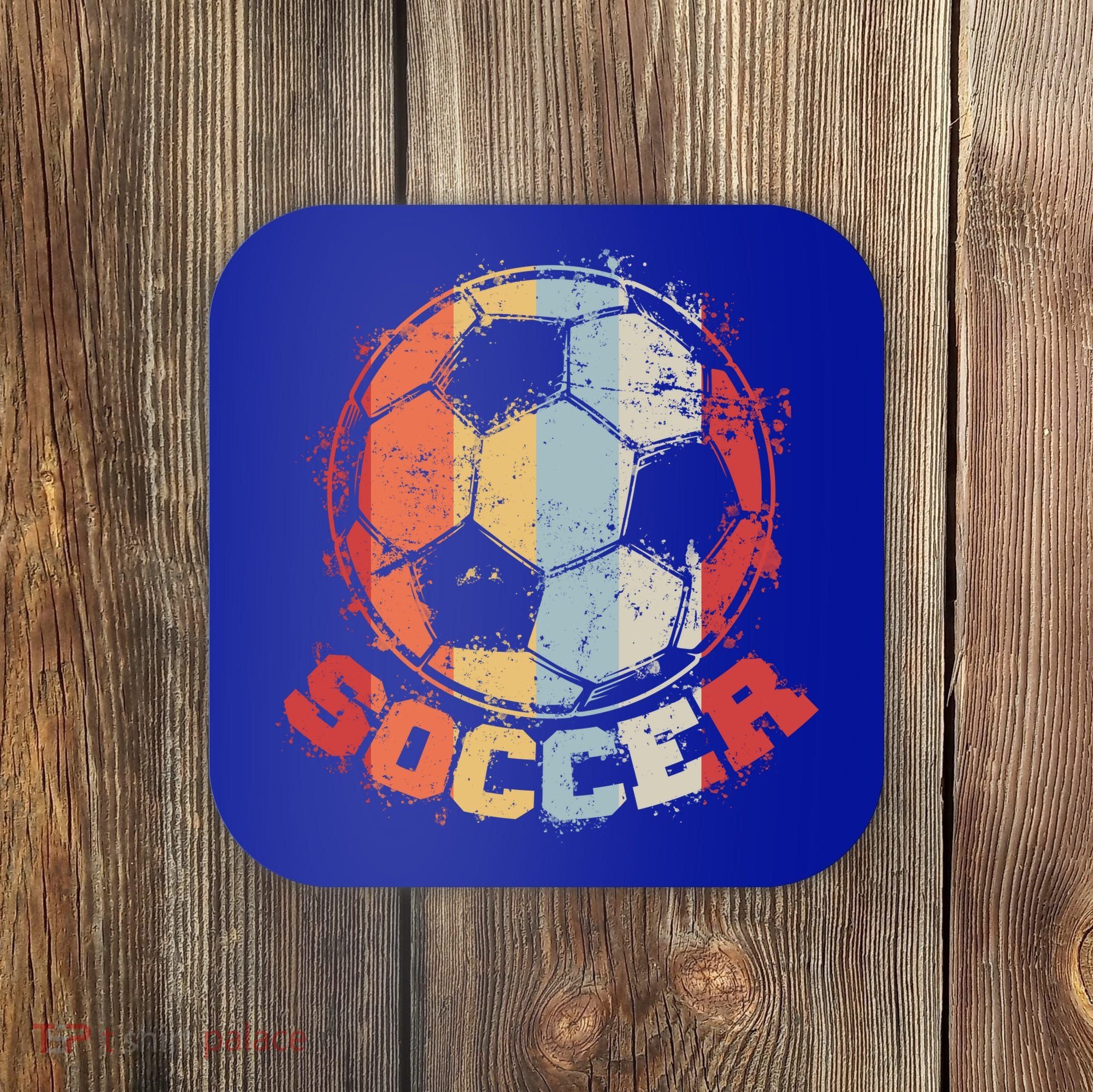 Retro Soccer Ball Coaster