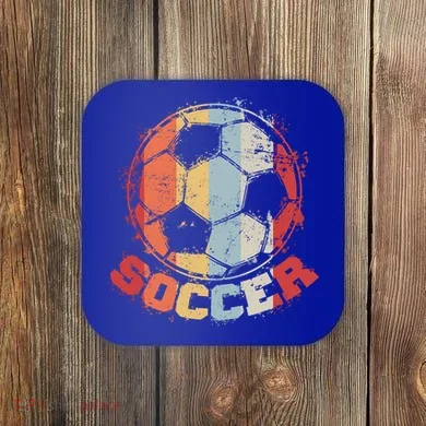 Retro Soccer Ball Coaster