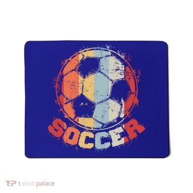 Retro Soccer Ball Mousepad