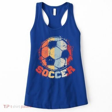 Retro Soccer Ball Women's Tank Top
