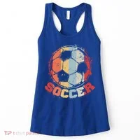 Retro Soccer Ball Women's Tank Top thumb 0