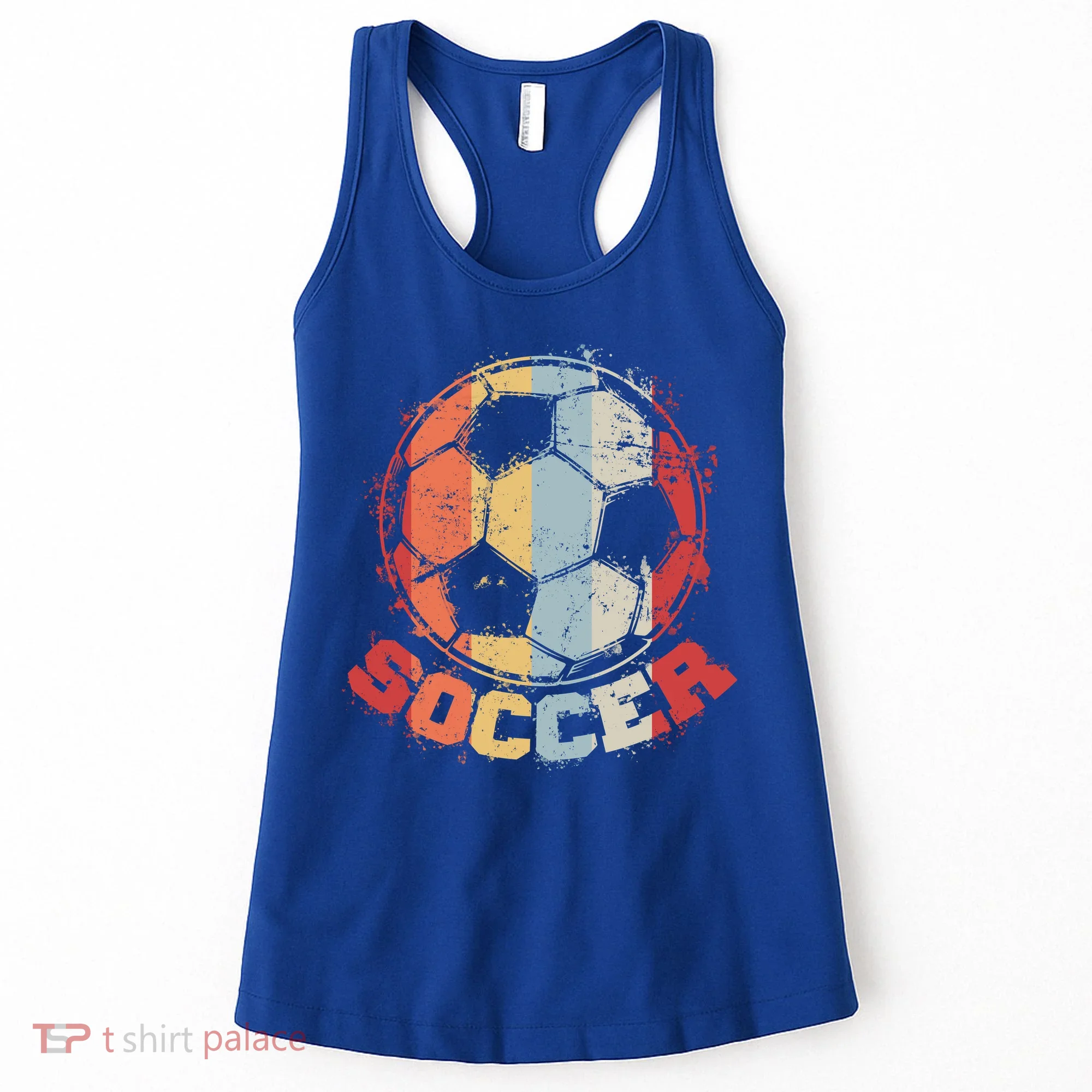 Retro Soccer Ball Women's Tank Top