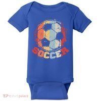 Retro Soccer Ball Baby Bodysuit thumb 0
