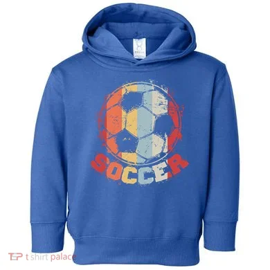 Retro Soccer Ball Toddler Hoodie