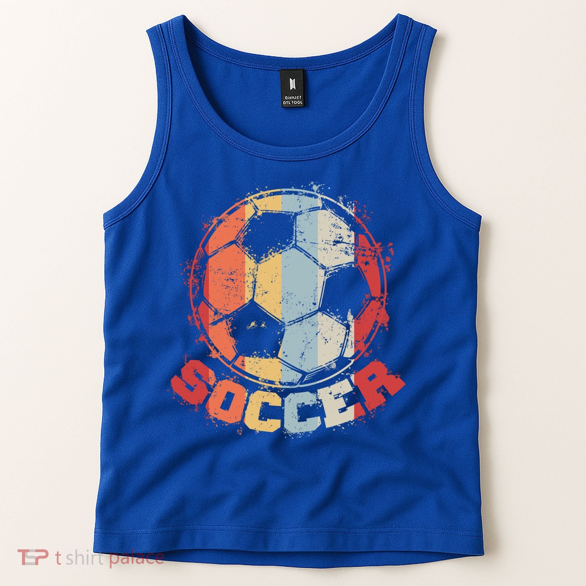 Retro Soccer Ball Tank Top