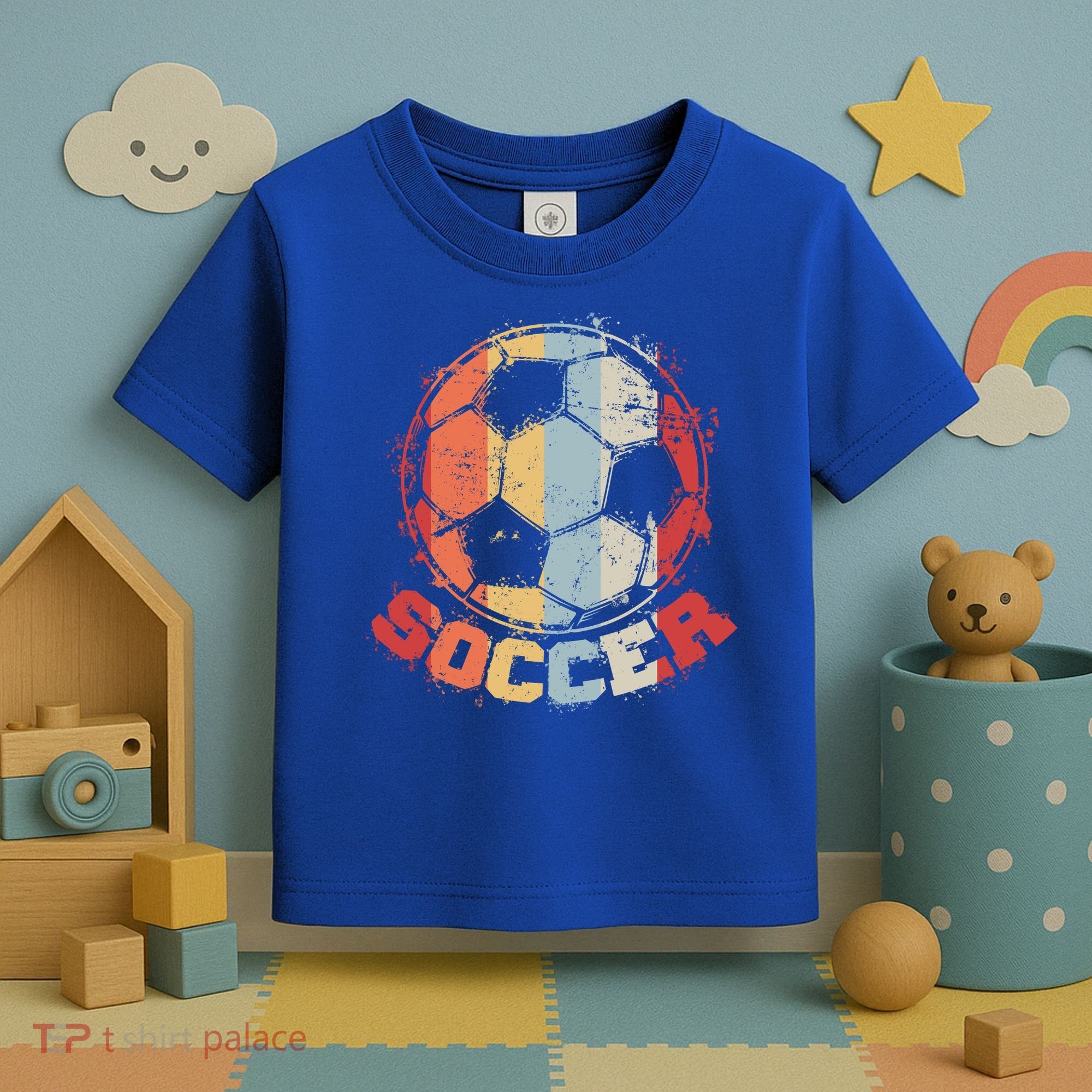 Retro Soccer Ball Toddler T-Shirt