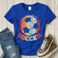 Retro Soccer Ball Women's T-Shirt thumb 3