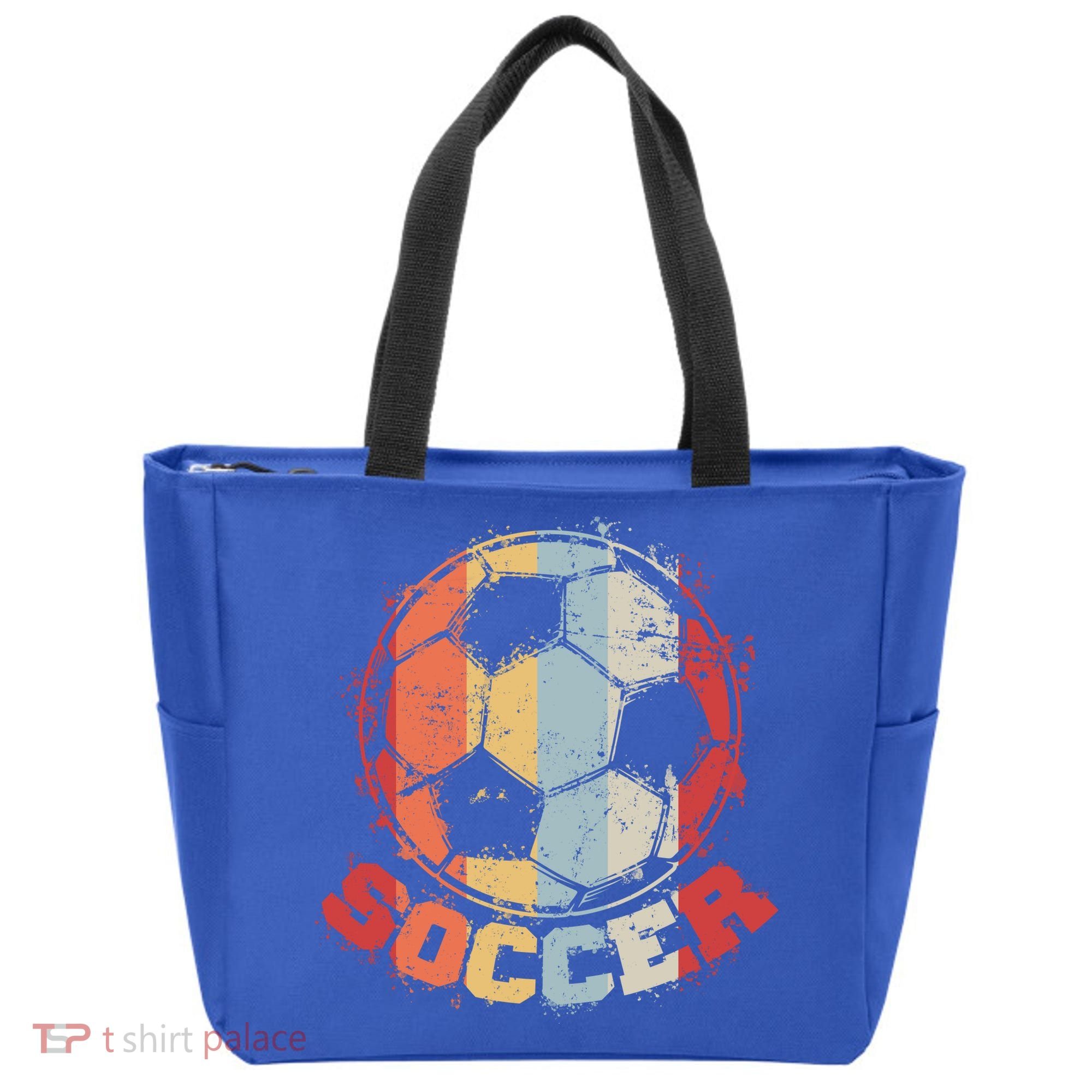 Retro Soccer Ball Tote Bag