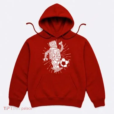 Retro Soccer Robot Hoodie