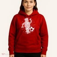 Retro Soccer Robot Hoodie thumb 5