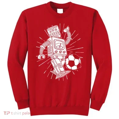 Retro Soccer Robot Sweatshirt