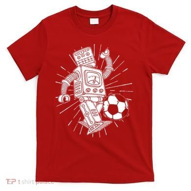 Retro Soccer Robot T-Shirt