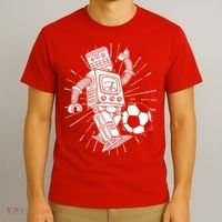 Retro Soccer Robot T-Shirt thumb 3