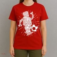 Retro Soccer Robot T-Shirt thumb 4