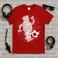 Retro Soccer Robot T-Shirt thumb 5