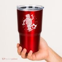 Retro Soccer Robot Tumbler thumb 2