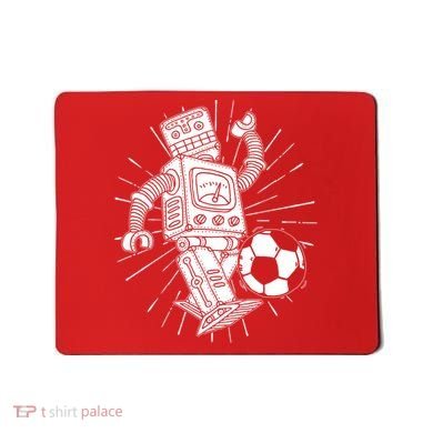 Retro Soccer Robot Mousepad