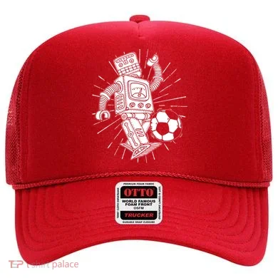 Retro Soccer Robot Hat