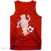 Retro Soccer Robot Tank Top thumb 0