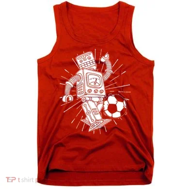 Retro Soccer Robot Tank Top