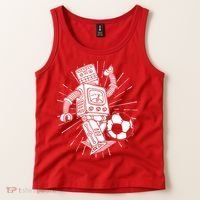Retro Soccer Robot Tank Top thumb 2