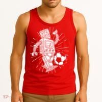 Retro Soccer Robot Tank Top thumb 3
