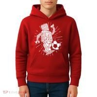 Retro Soccer Robot Kids Hoodie thumb 4