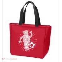Retro Soccer Robot Tote Bag thumb 3