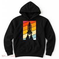 Retro Space Rocket Launch Hoodie thumb 0