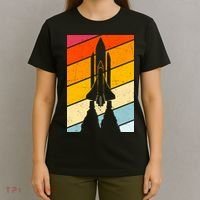 Retro Space Rocket Launch T-Shirt thumb 4