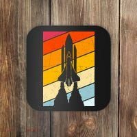 Retro Space Rocket Launch Coaster thumb 0