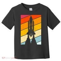 Retro Space Rocket Launch Toddler T-Shirt thumb 0