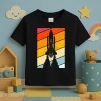 Retro Space Rocket Launch Toddler T-Shirt thumb 3