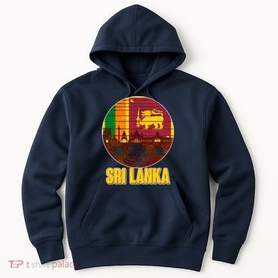 Retro Sri Lanka Emblem Hoodie