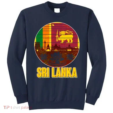 Retro Sri Lanka Emblem Sweatshirt