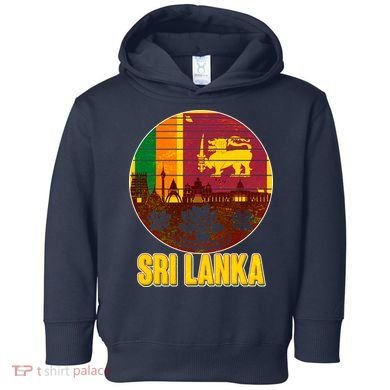 Retro Sri Lanka Emblem Toddler Hoodie