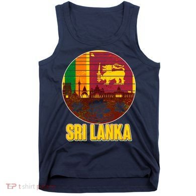 Retro Sri Lanka Emblem Tank Top