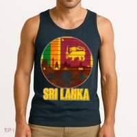 Retro Sri Lanka Emblem Tank Top thumb 3