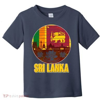 Retro Sri Lanka Emblem Toddler T-Shirt