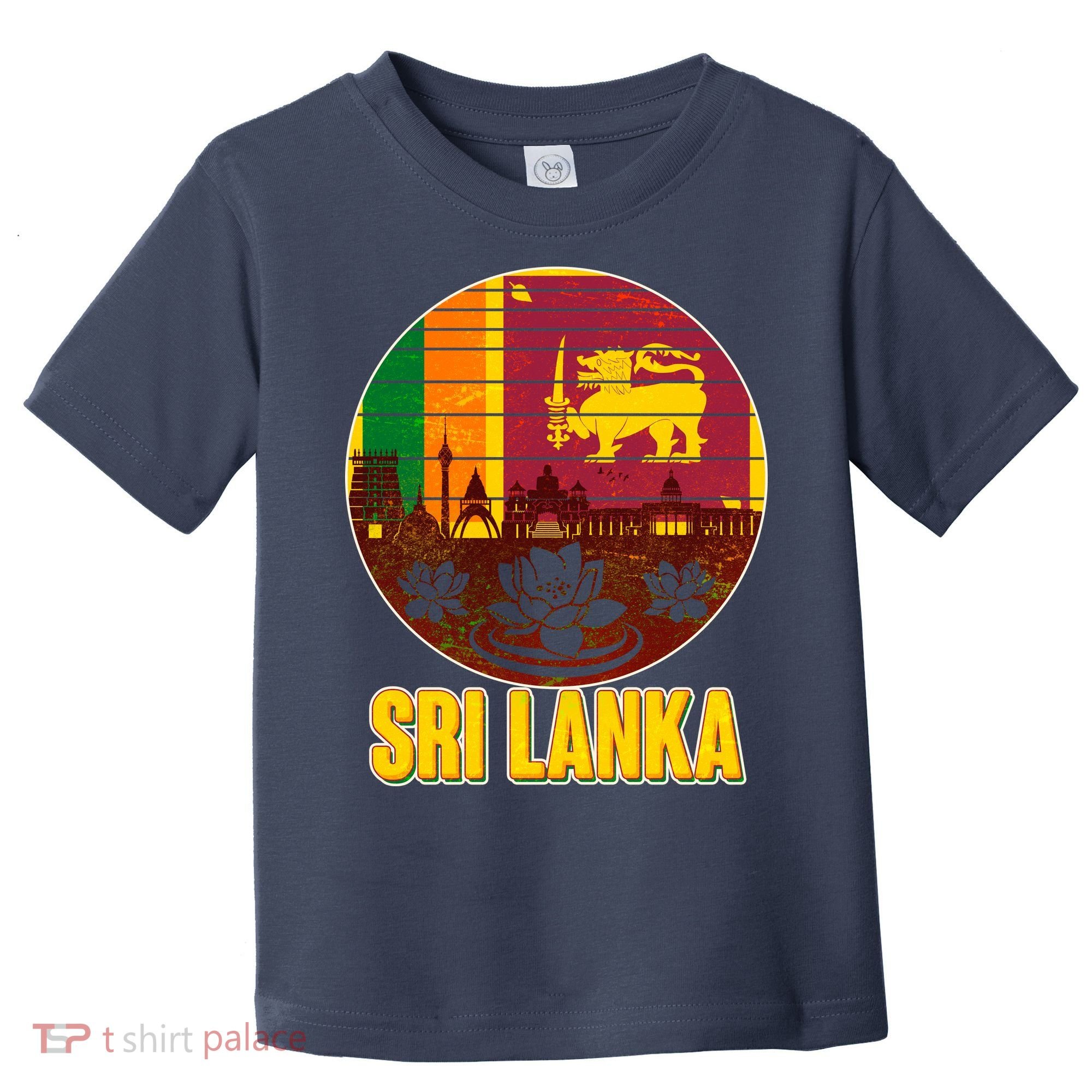 Retro Sri Lanka Emblem Toddler T-Shirt