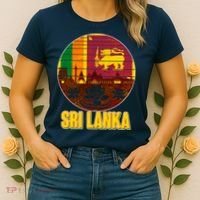 Retro Sri Lanka Emblem Women's T-Shirt thumb 2
