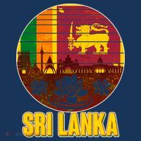 Retro Sri Lanka Emblem Women's T-Shirt thumb 6