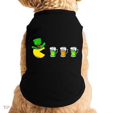 Retro St. Patrick's Day Drinking Game Doggie Tank