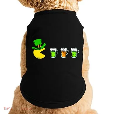 Retro St. Patrick's Day Drinking Game Doggie Tank