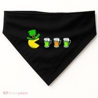 Retro St. Patrick's Day Drinking Game USA-Made Doggie Bandana thumb 0