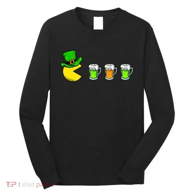 Retro St. Patrick's Day Drinking Game Long Sleeve Shirt