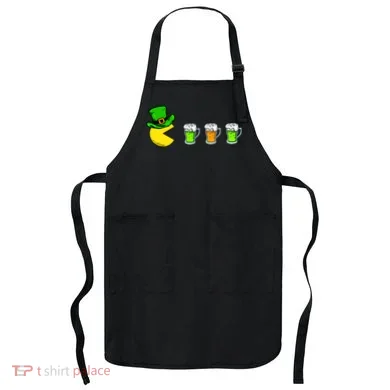 Retro St. Patrick's Day Drinking Game Apron