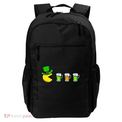 Retro St. Patrick's Day Drinking Game Backpack