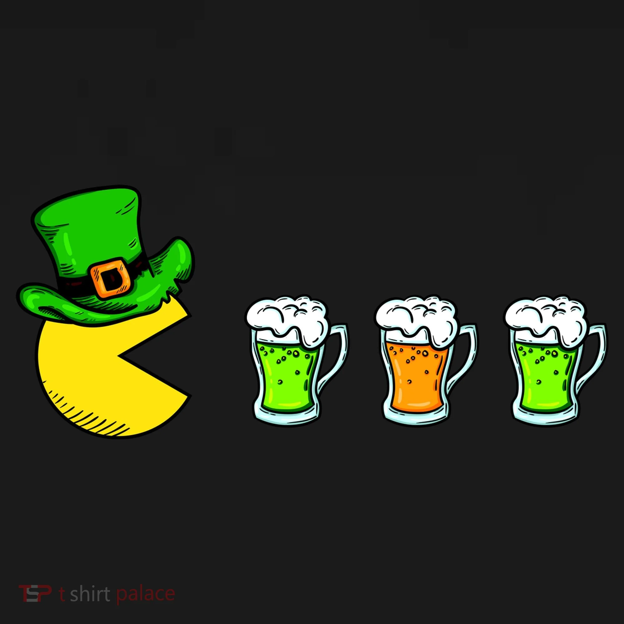 Retro St. Patrick's Day Drinking Game Bucket Hat